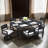 Morenike 6 - Person Patio Dining Set with Rectangular Table , Sunbrella® Cushions Included