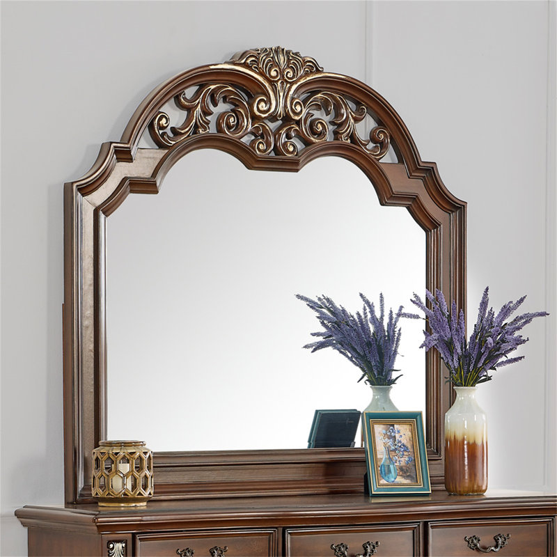Miroir Lyon G07100-M (miroir inclus seulement), Cerisier