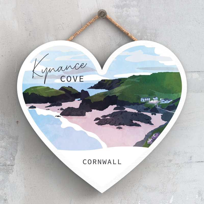Kynance Cove Cornwall - No Frame Print on Wood