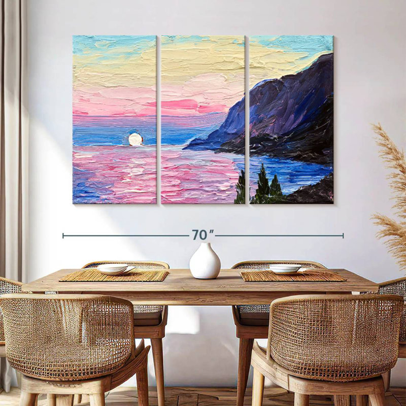 Gillard Pastel Sunset, 42" H x 65" W