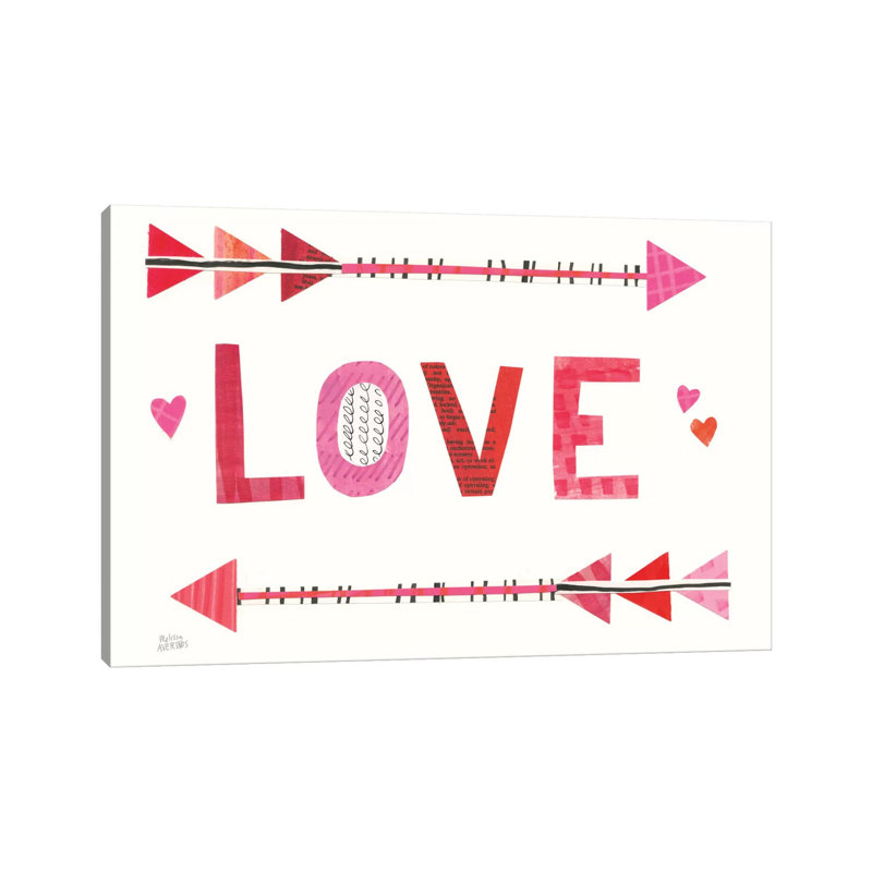 Love Words III by Melissa Averinos - Wrapped Canvas Print, 66.04 cm H x 45.72 cm W x 1.91 cm D