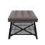 Table basse capitonnée en similicuir