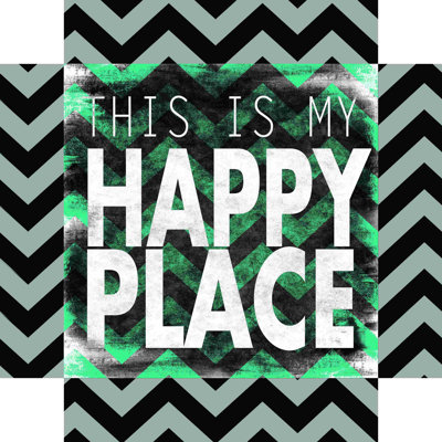 «Happy Place 3», reproduction sur toile tendue