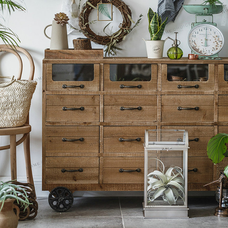 Buffet simple et rustique