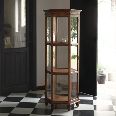 Glass door bookcase