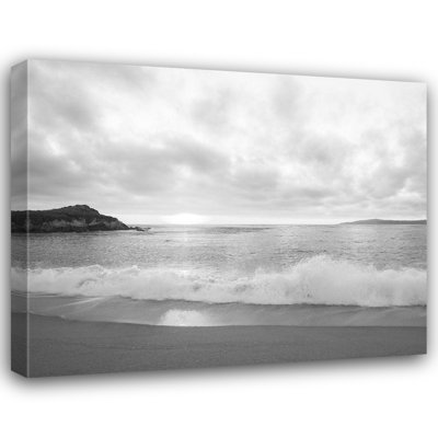 Highsmith, Carol Gallery Wrapped Canvas Art Titled: Pacific Coast Sunset at Monterey-California
