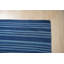 Tapis bleu en laine à tissage plat Lafonda-945880018