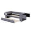 Lit simple tapissier avec lit gigogne-435913495
