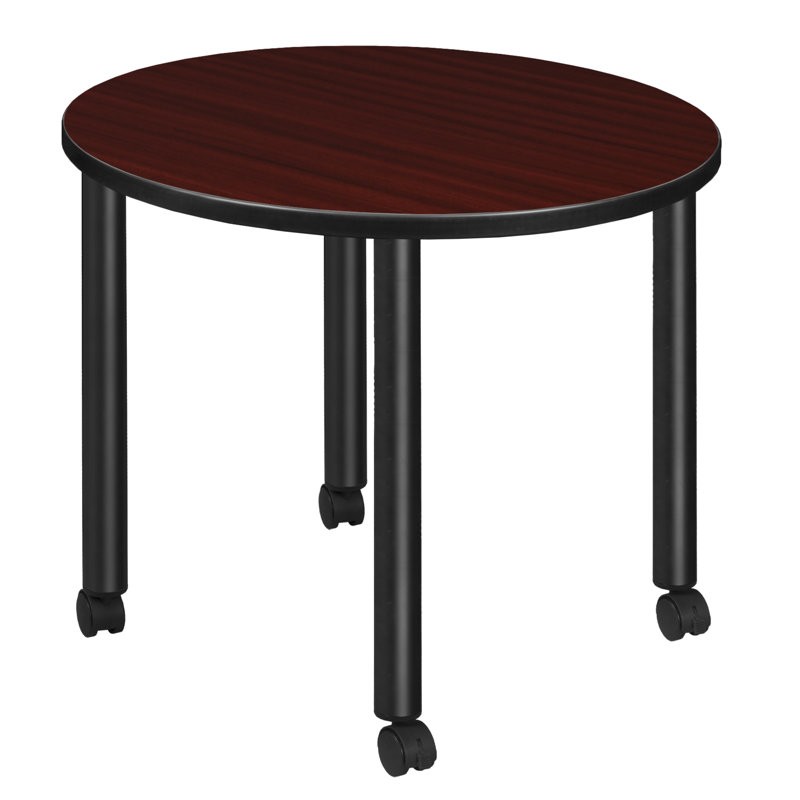 Plateau de table Regency Kee, H 29 po x L 30 po x l 30 po, Acajou