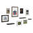 Helf Wood Beveled Picture Frame - Set of 10 with Mat-658909622