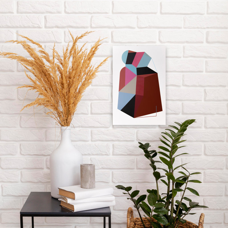 Art contemporain contemporain abstrait, H 18 po x l 12 po