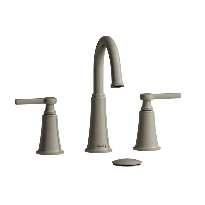 Momenti™ Widespread Bathroom Faucet with Drain Assembly, Brushed Nickel