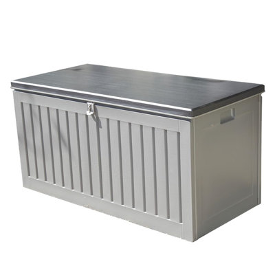 Dakota Fields Cannedy 109cm W 59L Lockable Deck Box in Grey