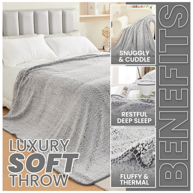Standard Throw Blanket, Charcoal