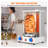 Shawarma Grill Machine, 13 Lbs Capacity, Chicken Shawarma Cooker Machine With 2 Burners, Gas Vertical Broiler Gyro Rotisserie Oven Doner Kebab Machine, For Home Restaurant Kitchen Parties