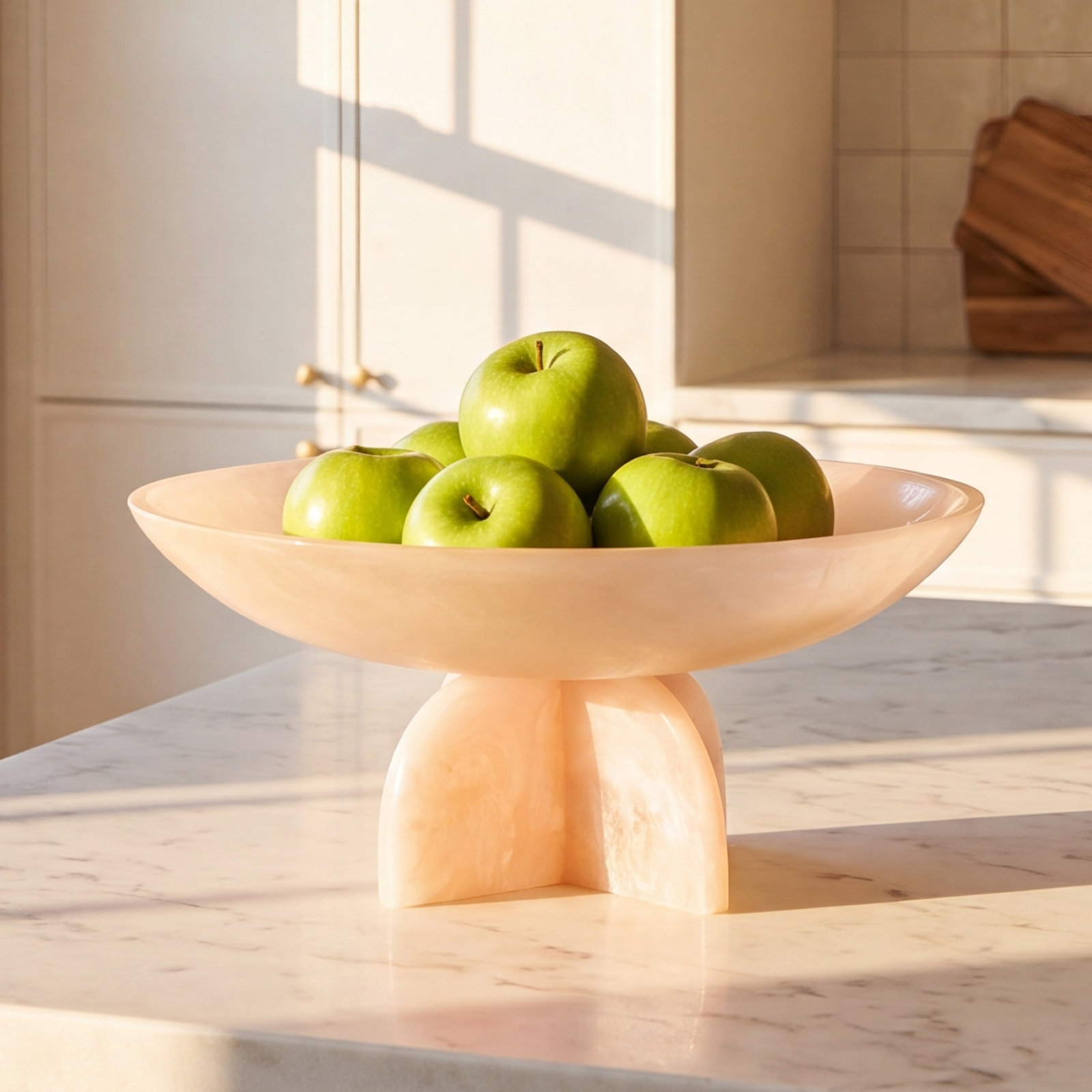 Lucente Tortoise Shell Fruit Bowl, Pink