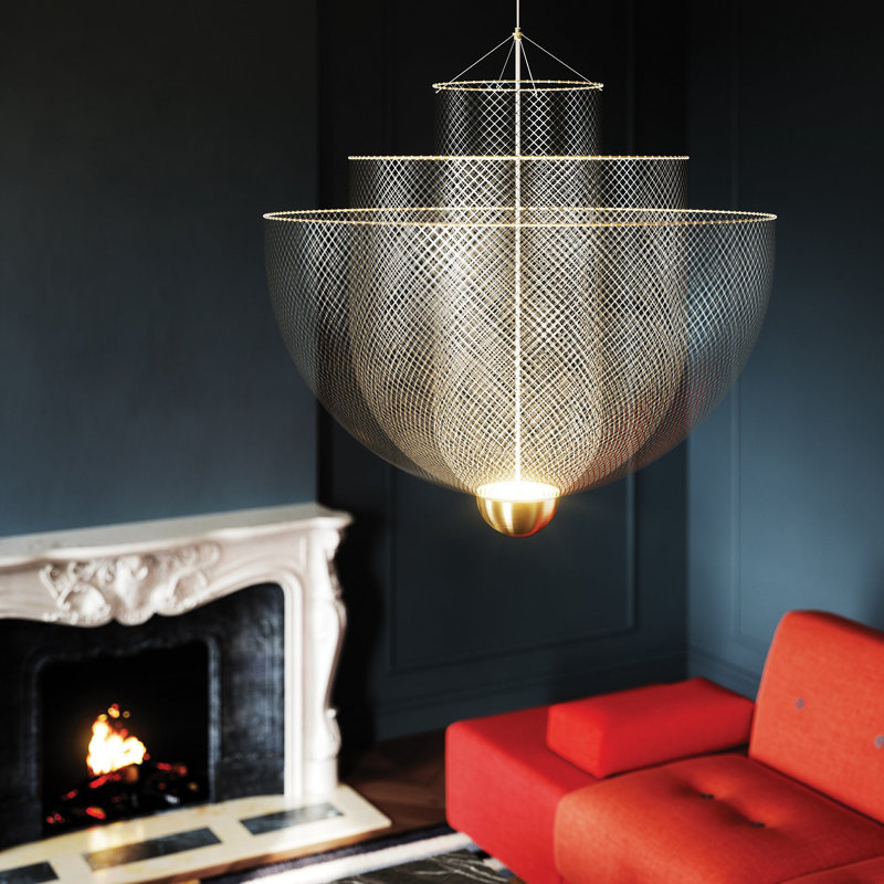 Meshmatics 1 - Light LED Chandelier, Large