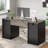 Labelle 59" W Rectangle Executive Desk-499855739