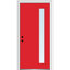 Porte d'entrée pré-suspendue à 1 lumière en acier peint 1 lumière-40559181-40559182-40559183