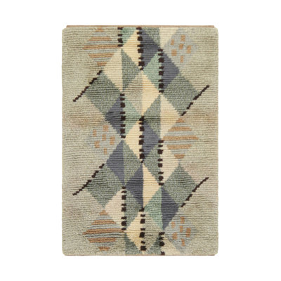 One-of-a-Kind 3’1x4’11 Hand Knotted Area Rug