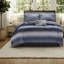 de literie bleu marine en microfibre ultra-douce avec draps en coton, style moderne pour le confort de la maison