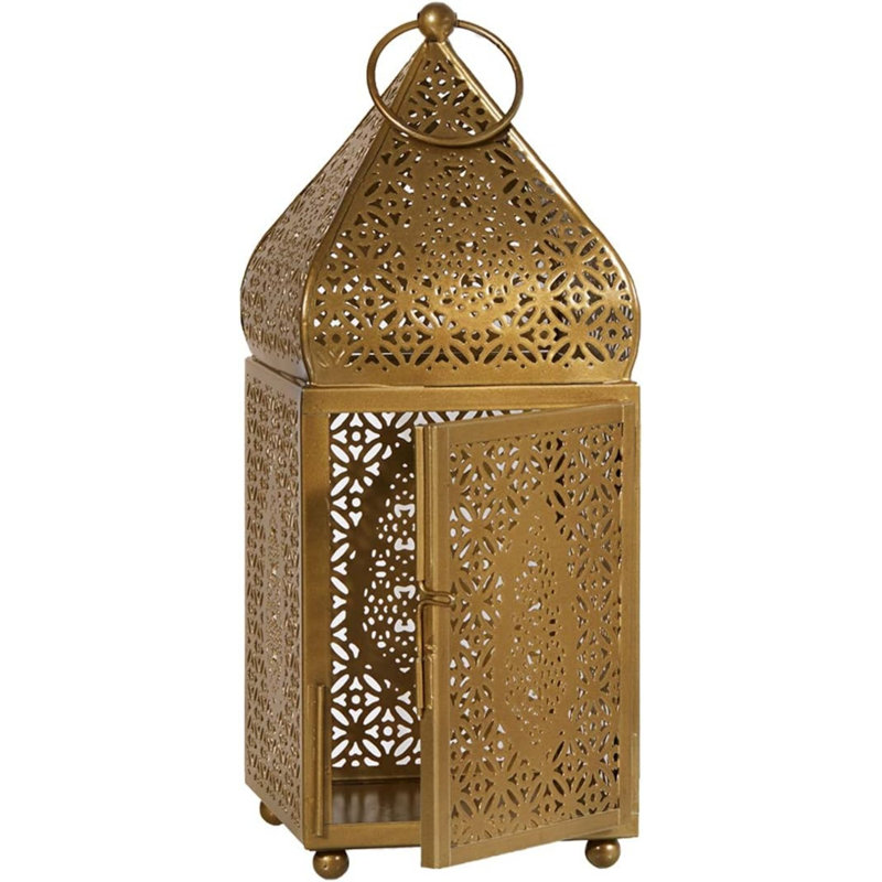 12'' H Metal Lantern