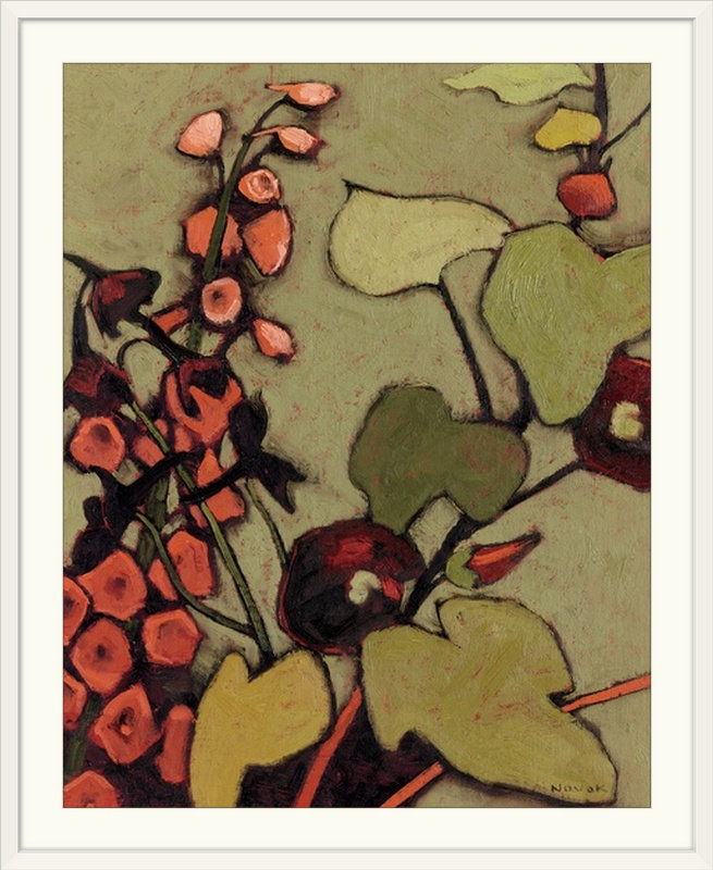 « ii » par shirley novak, reproduction d’art Colours de la Nuit, H 30 po x l 24 po x P 1,5 po, Toile