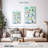 Avery White Orchids On Blue-115941944