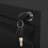 4 Drawer Metal Locking Vertical File Cabinet On Wheels, Black - Tilt System, Adjustable Hanging Bar For Files Lockable Wheels Primary Living Space Steel Bearing Suspension, Easy Assembly-1999422459
