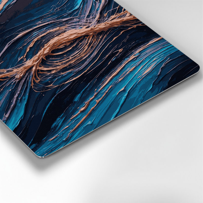 Art mural gris Sci Fi, H 16 po x l 16 po