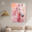 Art chevalier rose, toile, pêche, boho-104326411-111724038