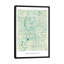 « indianapolis rétro bleu aquarelle urban blueprint map », impression sur toile-72237570-72237569-72237575