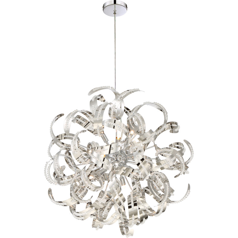 Cooke 12 - Light Dimmable Globe Chandelier