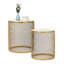 Tables d'appoint rondes en métal Ronaya-2076671233