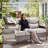 Meriline 75" Wide Straight Outdoor Wicker Patio Sofa With 6" Thick Cushions-122524748-122524751