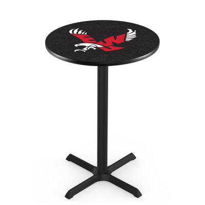NCAA Round Metal Base Dining Table
