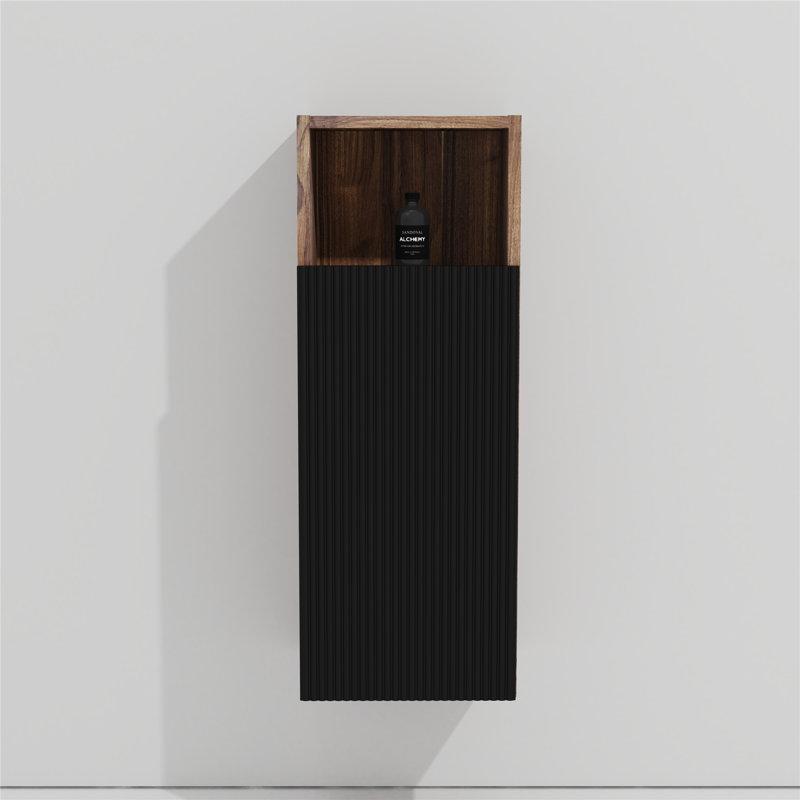 Bathroom Floating Side Cabinet, Wall-Mounted Storage Cabinet For Small Space