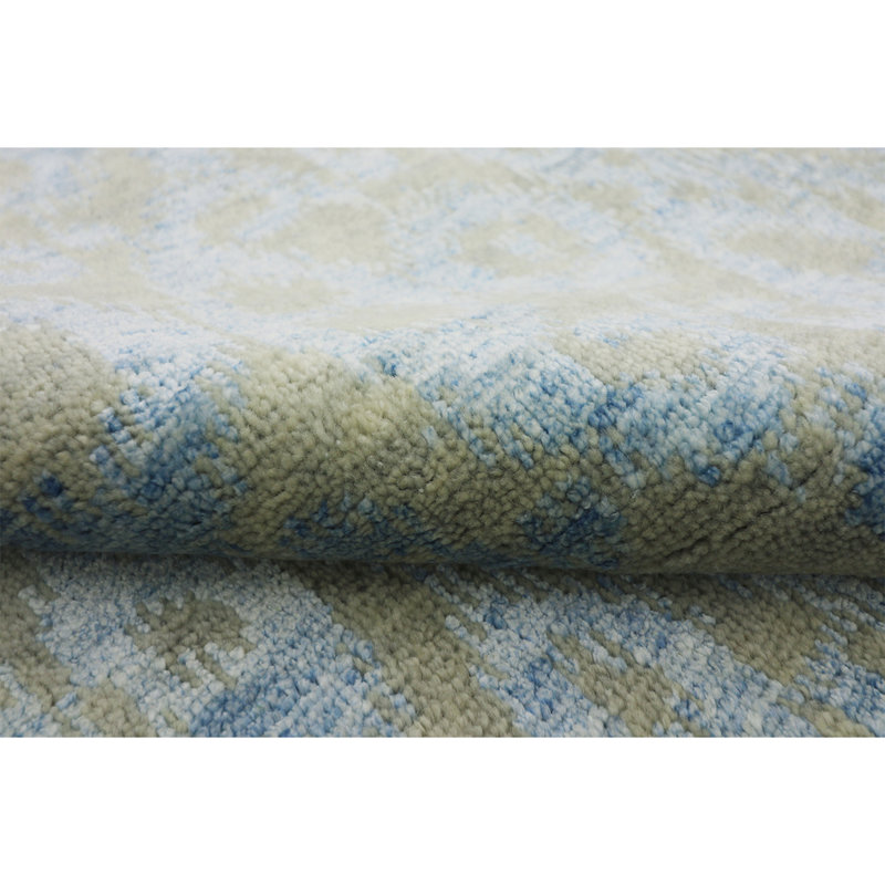 IKVLKV028SIAQ Area Rug in Silver, Rectangle 8' x 10'