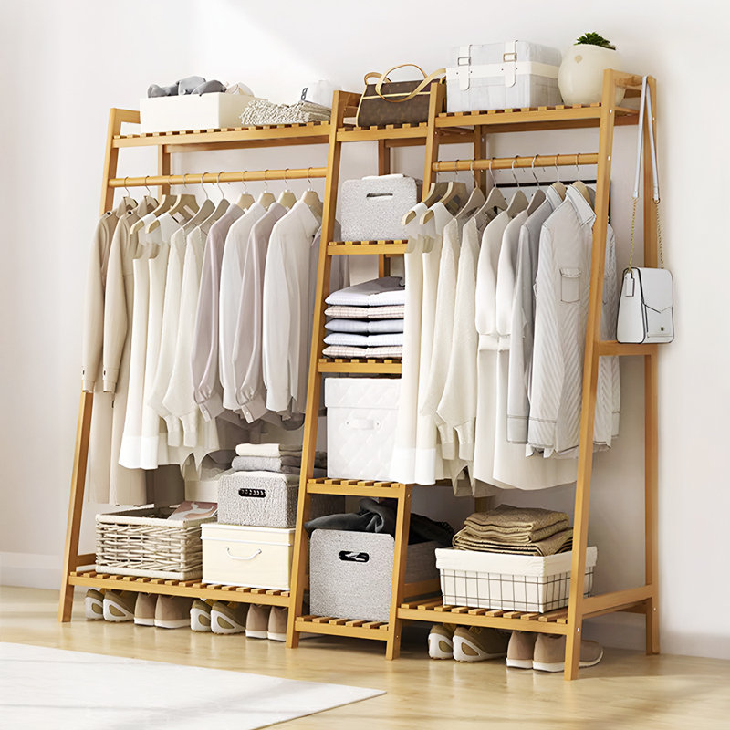 157.5cm Clothing Rack, Natural