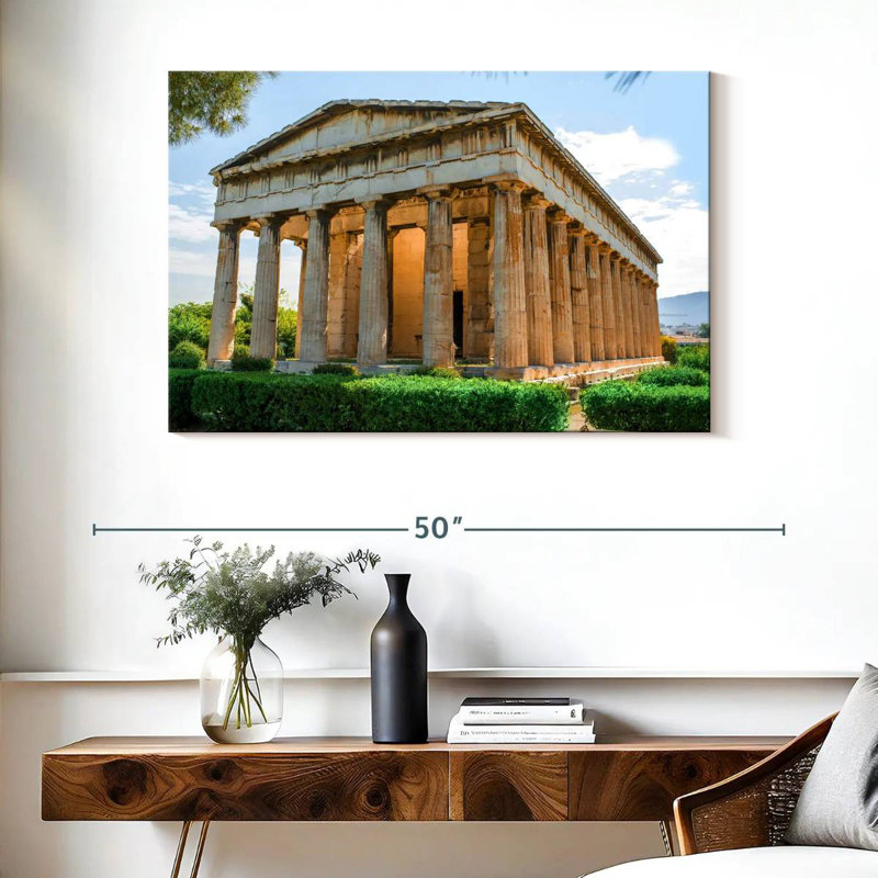 Temple Of Hephaestus, 26" H x 39" W