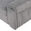 Canapé-lit modulaire Upholstery avec sacs de rangement et 2 porte-gobelets sur les accoudoirs-2091948006