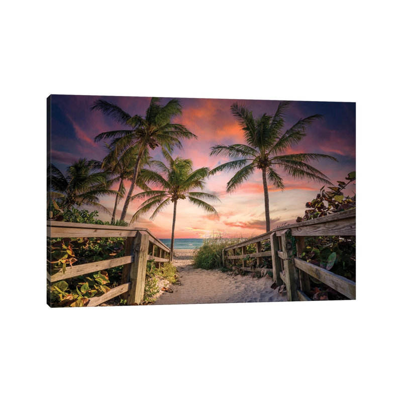 Plage paradisiaque South Florida, H 40 po x l 60 po x 1,5 po