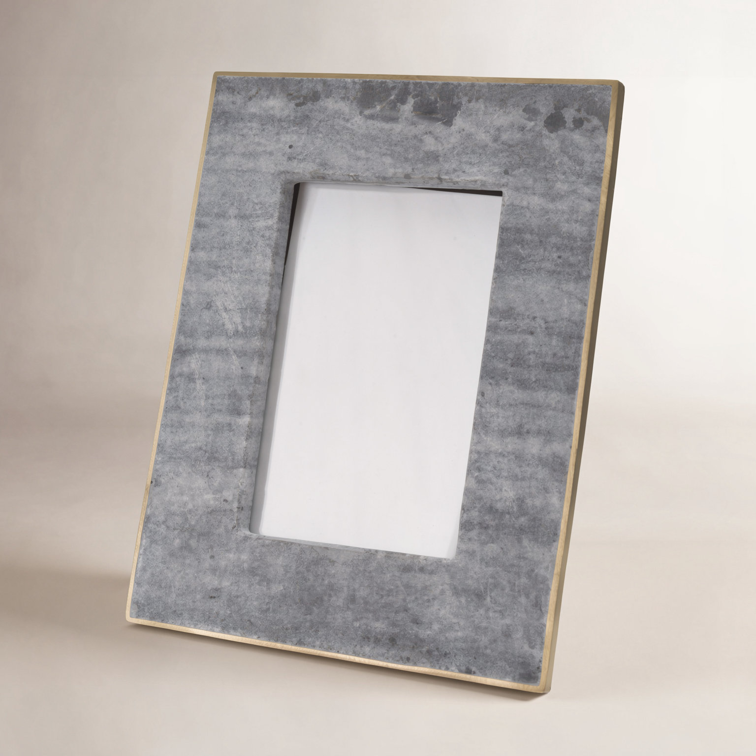 Barnesville Black Marble Picture Frame Med, 4" x 6"