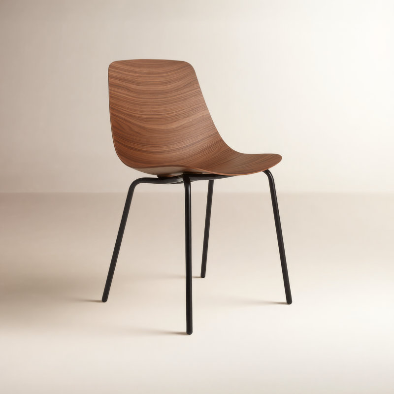 Racer Dining Chair, Walnut