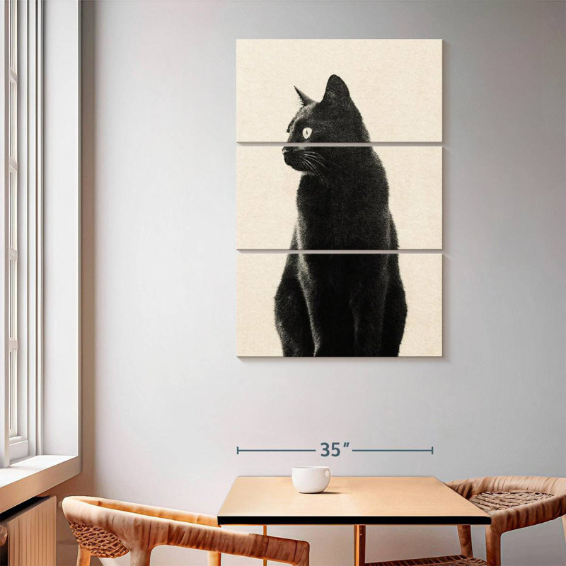 Brampt Black Cat Beige, 65" H x 42" W