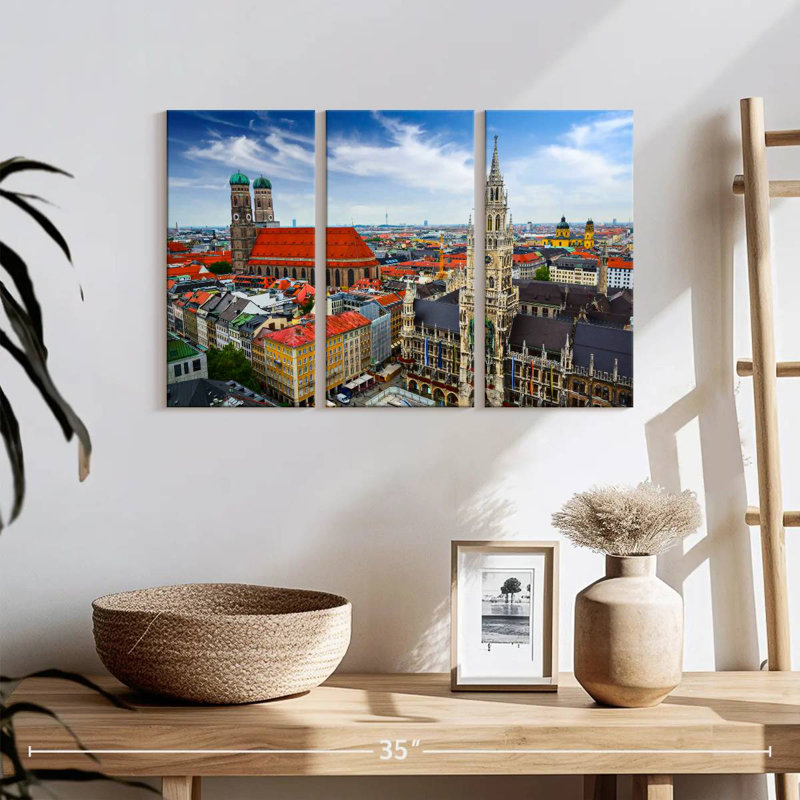 Rorry Munich Cityscape, 24" H x 38" W