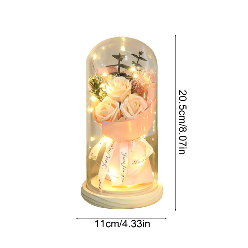 Mini-lampe d'ambiance pour la maison, Rose Gold