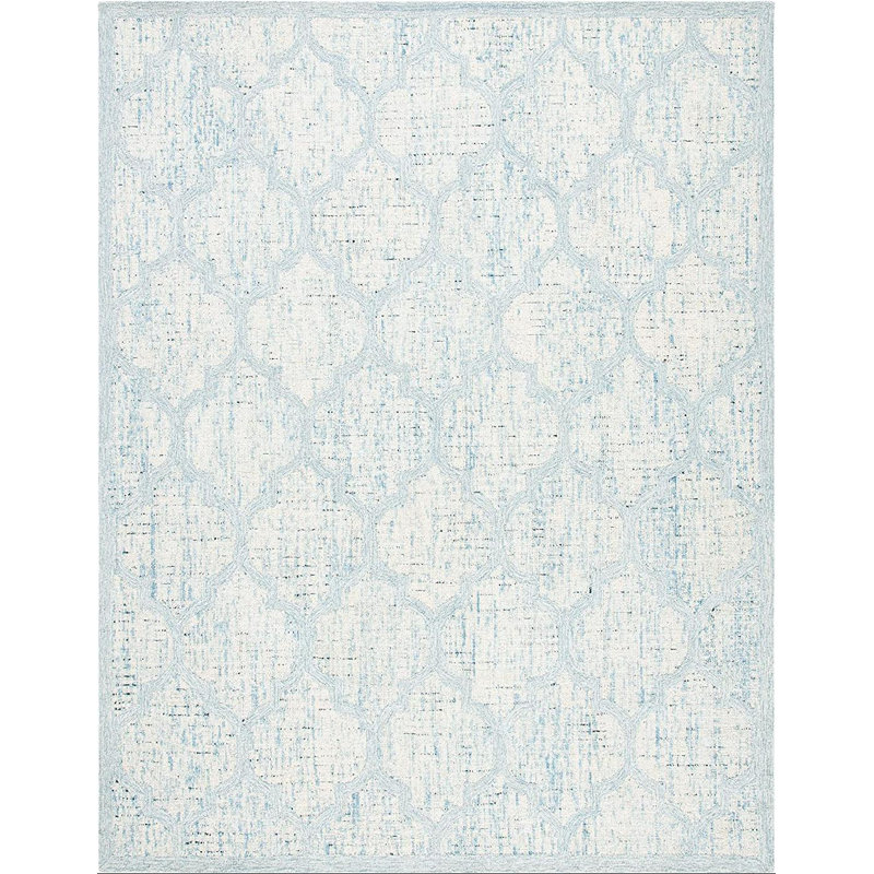 Tapis en laine touffeté à la main Swader, Rectangle 10 pi x 14 pi