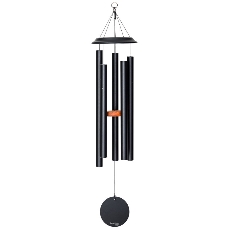 Shenandoah Melodies Aluminum Wind Chime, Noir, H 42 po x l 9 po x P 9 po