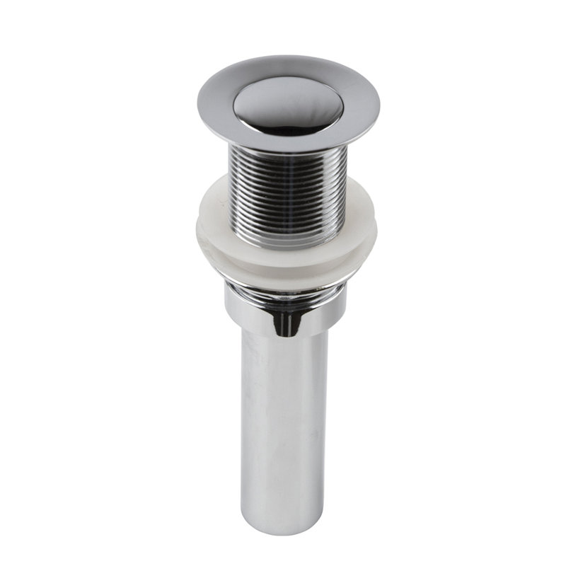 Pop-Up Bathroom Sink Drain, Polished Chrome